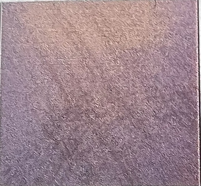 Example image · Purple on Stainless 316 · Laser: JPT YDFLP-E2-60-M7-M-R · Lens: 150mm · Entry #70 · Image 1 of 2