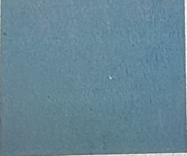 Example image · Blau-Grün on Stainless 304 · Laser: ComMarker B6 60W Mopa · Lens: 150mm · Entry #19 · Image 1 of 2