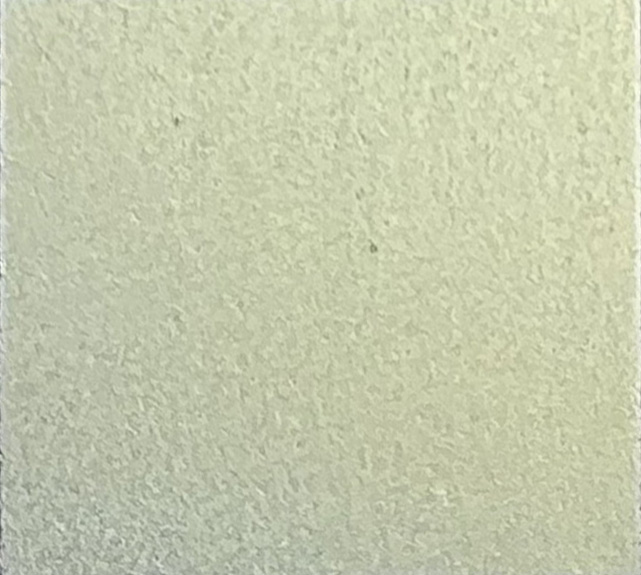 Example image · Yellow on Stainless 304 · Laser: ComMarker B6 60W Mopa · Lens: 150mm · Entry #14 · Image 1 of 1